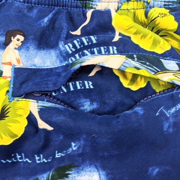 Tommy Bahama Sit Back & Relax Swim Shorts SZ L - Picture 10 of 10